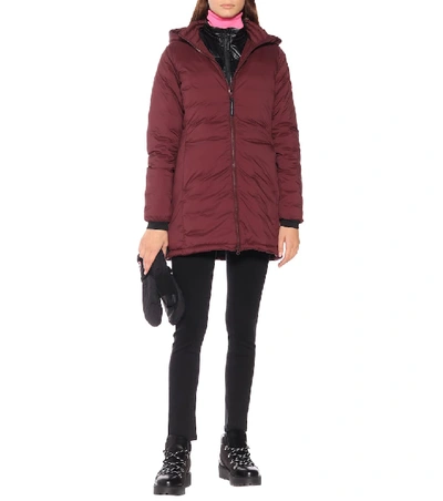 Shop Canada Goose Camp Down Jacket In Red
