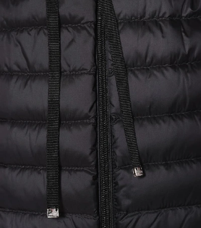 Shop Moncler Barbel Down Coat In Black