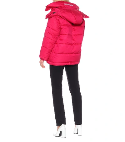 Shop Balenciaga New Swing Puffer Jacket In Pink