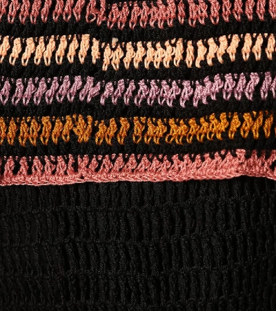 Shop Anna Kosturova Carmen Crochet Dress In Multicoloured