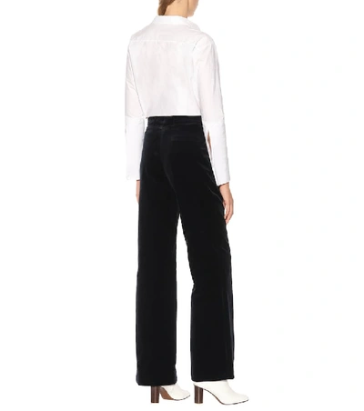 Shop Joseph Ferguson High-rise Flared Pants In Blue