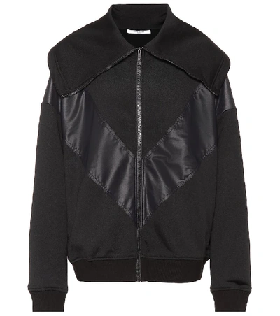 Shop Givenchy Cotton-blend Bomber Jacket In Black