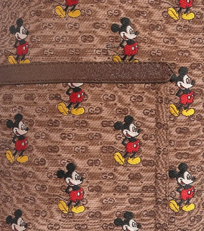 Shop Gucci X Disney® Gg Jacquard Midi Skirt In Beige