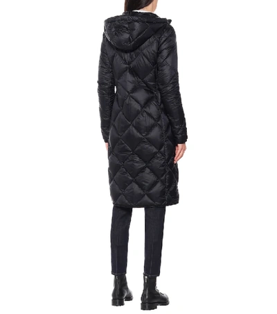 Shop Moncler Suvex Down Coat In Black