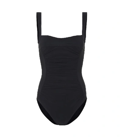 Shop Karla Colletto Basics Swimsuit In Black