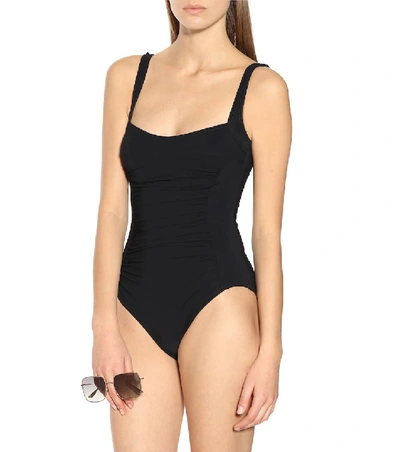 Shop Karla Colletto Basics Swimsuit In Black