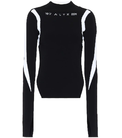 Shop Alyx Warp Speed Logo Sweater In Black