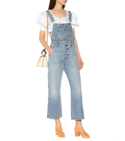 Shop Citizens Of Humanity Christie Wide-leg Overalls In Blue