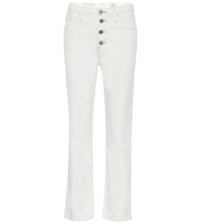 Shop Ag Isabelle High-rise Straight Jeans In White