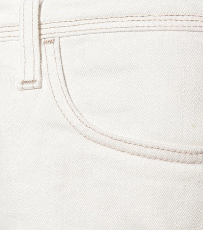 Shop Ag Isabelle High-rise Straight Jeans In White