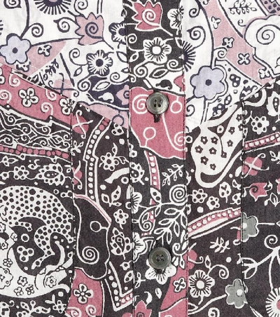 Shop Isabel Marant Étoile Udena Printed Cotton Jumpsuit In Multicoloured