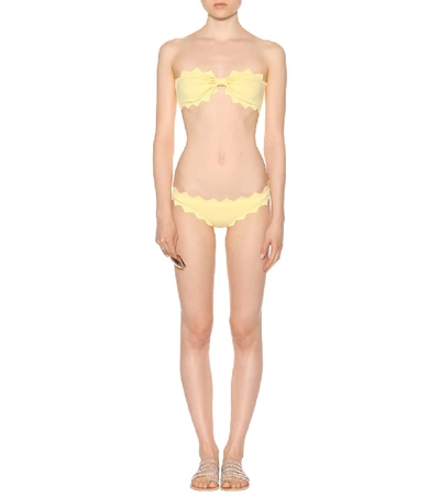 Shop Marysia Honolulu Bikini Bottoms In Yellow
