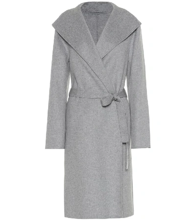 Shop Joseph Lima Double-face Cashmere Coat In Grey