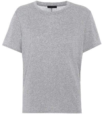 Shop The Row Wesler Cotton T-shirt In Grey