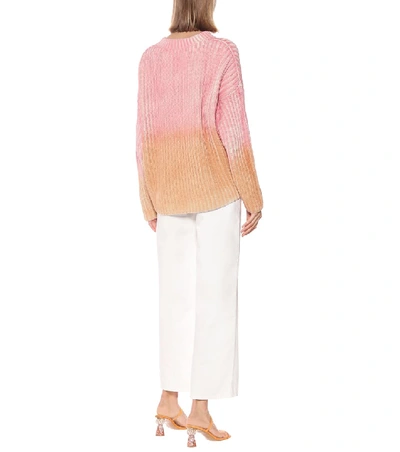 Shop Jacquemus Le Pull Soleil Cotton Sweater In Pink