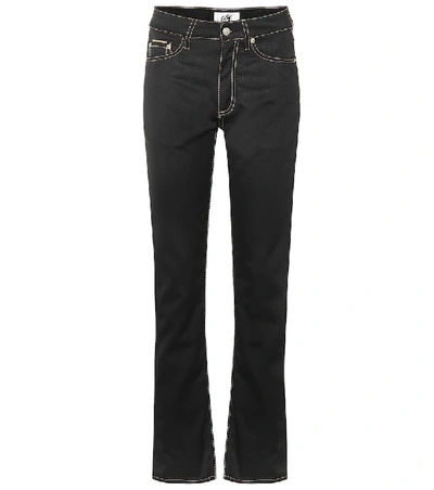 Shop Eytys Cypress Cali Straight Jeans In Black