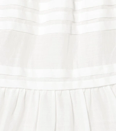 Shop Lee Mathews Gigi Ramie Maxi Dress In White