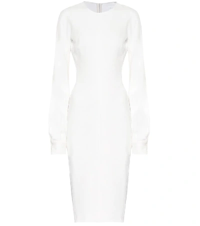 Shop Victoria Beckham Crêpe Dress In White