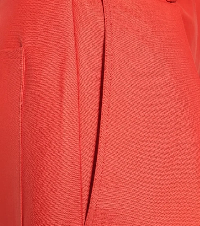 Shop Jacquemus Le Pantalon Carini Wide-leg Pants In Red