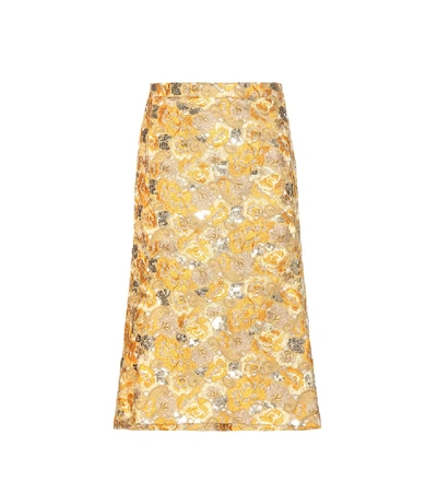 Shop Balenciaga Exclusive To Mytheresa.com - Embellished Skirt In Multicoloured