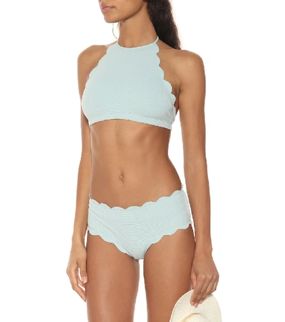 Shop Marysia Mott Bikini Top In Blue