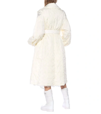 Shop Moncler Genius 4 Moncler Simone Rocha Dinah Coat In White