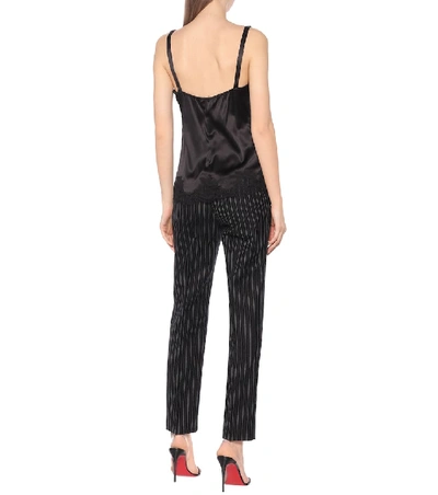 Dolce & Gabbana Dolce&gabbana Lace Trim Camisole In Black