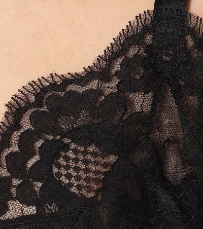 Dolce & Gabbana Dolce&gabbana Lace Trim Camisole In Black