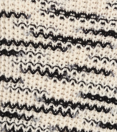 Shop Joseph Wool-blend Turtleneck Sweater In Beige