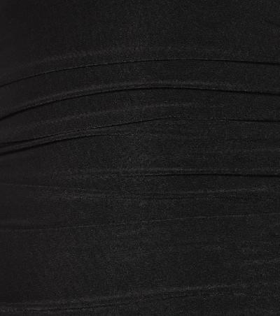 Shop Norma Kamali Bill Halter-neck Jersey Jumpsuit In Black