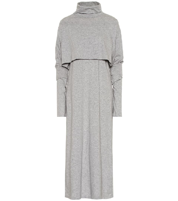 roll neck maxi dress