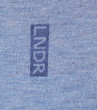 Shop Lndr Snug Cropped Sweater In Blue