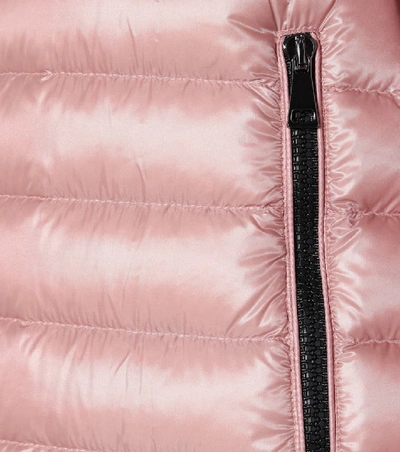 Shop Moncler Rubis Down Coat In Pink