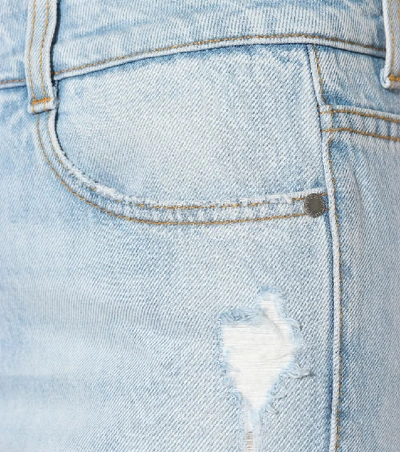 Shop Stella Mccartney Distressed Skinny Jeans In Blue