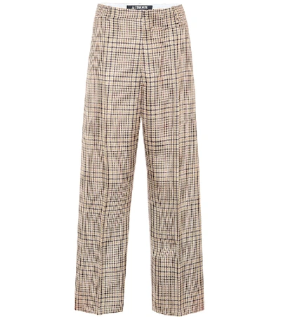 Shop Jacquemus Le Pantalon Santon High-rise Pants In Green