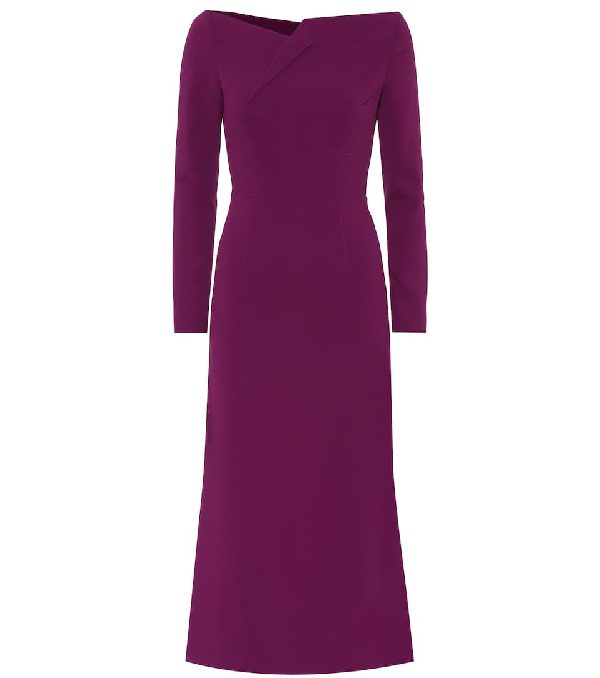 roland mouret purple dress