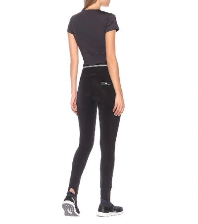 Shop Adidas By Stella Mccartney Run Stretch Tights In Black