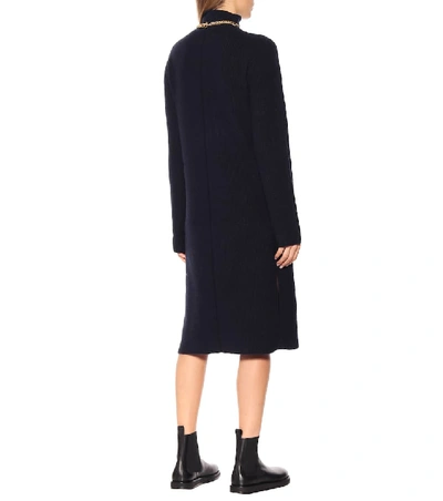 Shop The Row Moa Wool-blend Dress In Blue