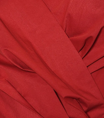 Shop Johanna Ortiz El Amor De Mi Tierra Cotton Blouse In Red
