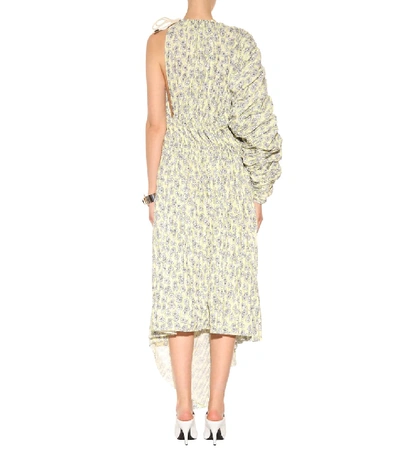 Shop Marni Floral-printed Cotton Dress In Multicoloured