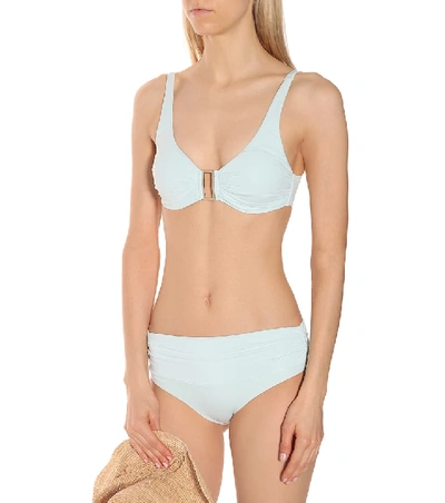 Shop Melissa Odabash Bel Air Bikini Top In Green