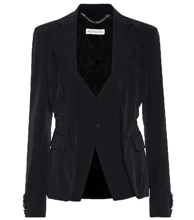 Shop Altuzarra Fossanova Stretch Jersey Blazer In Black