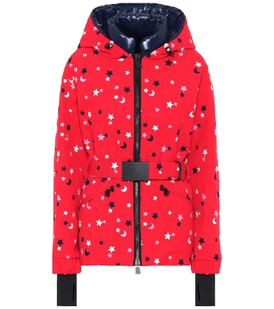 Shop Moncler Genius 3 Moncler Grenoble Embroidered Ski Jacket In Red