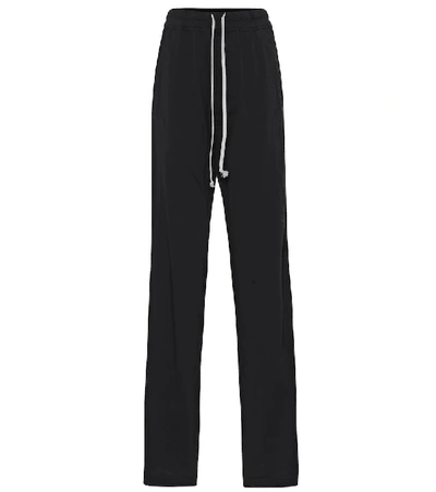 Shop Rick Owens Drkshdw Cotton Trackpants In Black