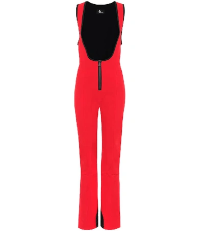 Shop Moncler Genius 3 Moncler Grenoble Flared Ski Jumpsuit In Red
