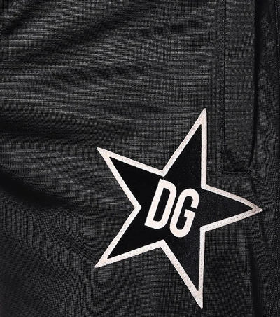 Shop Dolce & Gabbana Dg Millennials Trackpants In Black