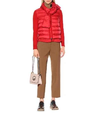 Shop Moncler Down Puffer Jacket In Red