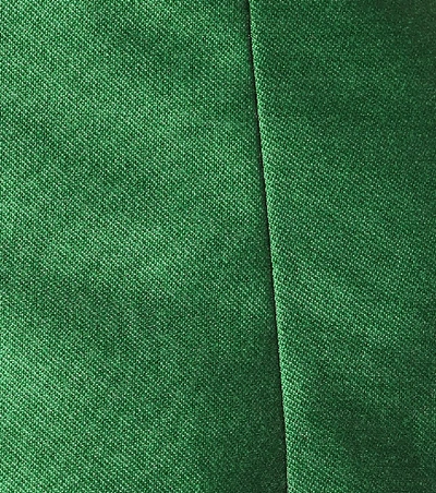 Shop Attico Cotton-blend Minidress In Green