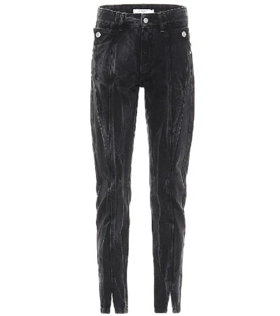 Givenchy Marble Slim Fit Jeans In Black
