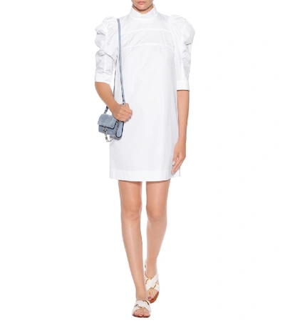 Shop Chloé Cotton Dress In White